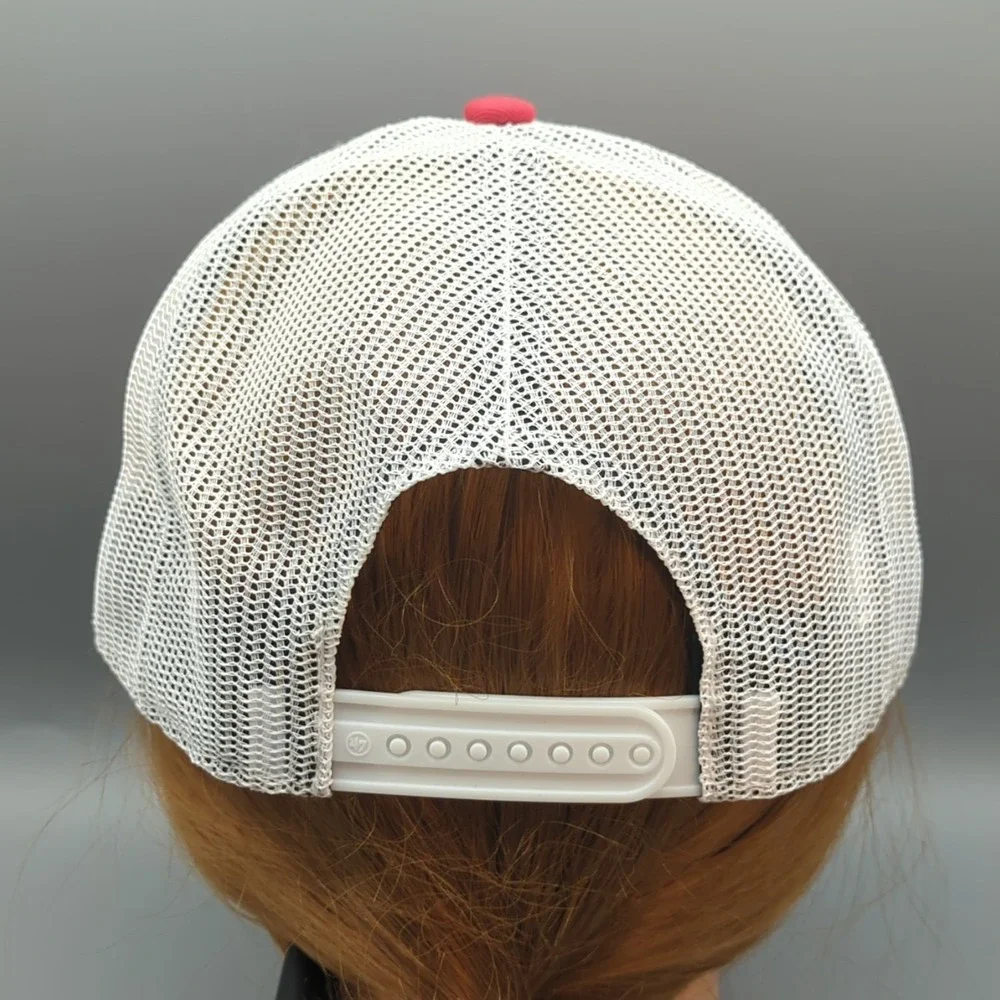 Washington Nationals Hat Cap Snapback Red White Trucker '47 Baseball Mens OSFA